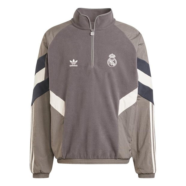 adidas Real Madrid Originals Polar Fleece Sweatshirt Adults