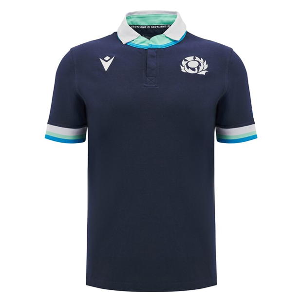 Macron Scotland Rugby Home Cotton Shirt 2024 Adults