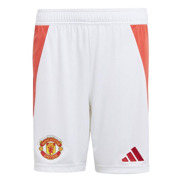 adidas Manchester United Home Shorts 2024 2025 Juniors