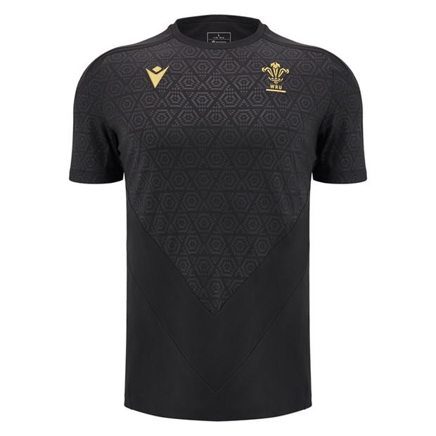 Macron Wales Rugby Training T-shirt 2024 Adults