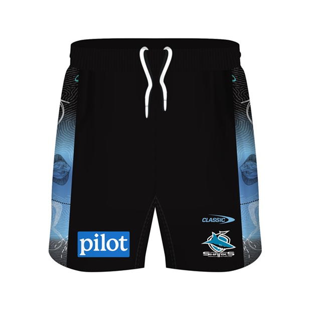 Classic Sportswear Cronulla Sharks 2024 Indigenous Training Shorts Mens