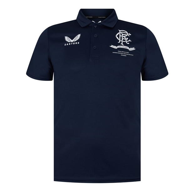 Castore Rangers 150th Anniversary Polo Shirt Adults