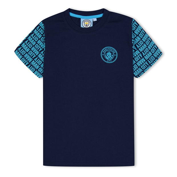 Source Lab Manchester City Graphic T-shirt Juniors