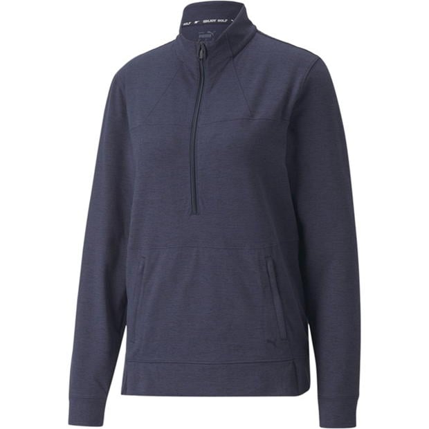 Puma W Cloudspun Rockaway quarter Zip Jumper Womens