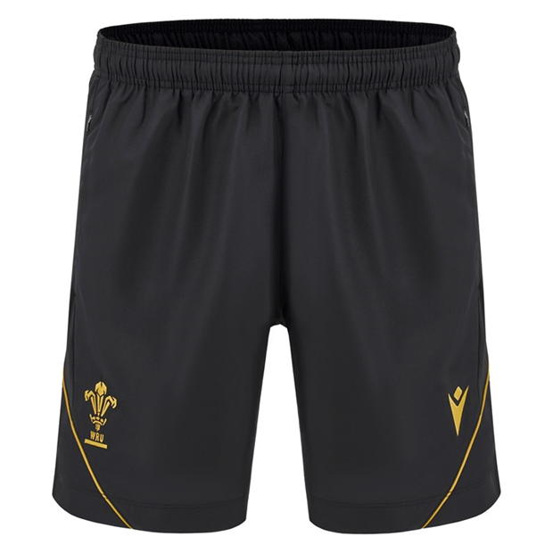 Macron Wales Rugby Training Shorts 2024 2025 Adults