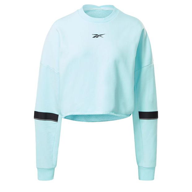 Reebok Cropped French Terry Crew Sweatshirt Womens