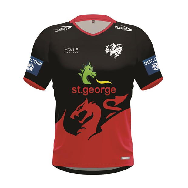 Classic Sportswear St George Dragons Pre-match Kit 2024 Mens