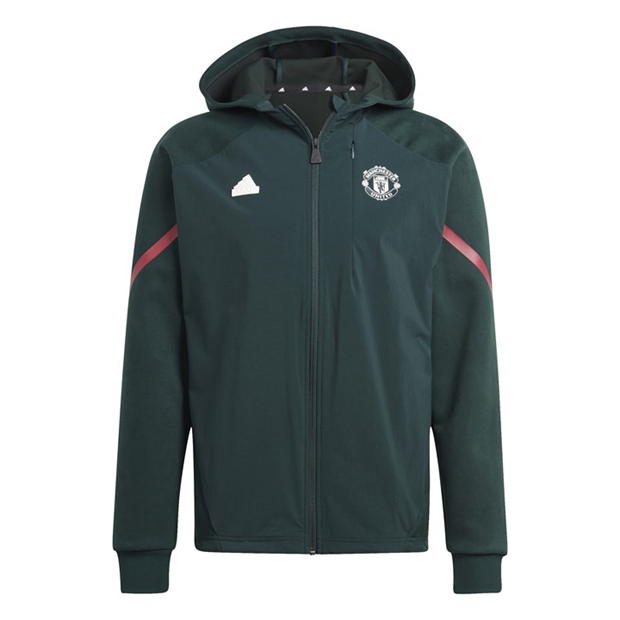 adidas Manchester United Gameday Full-Zip Hoodie Adults