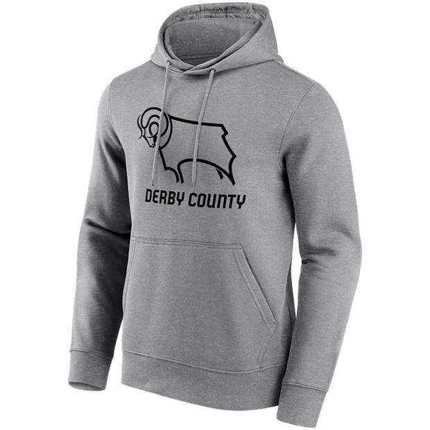 Derby County FC Essential Logo Hoodie Mens