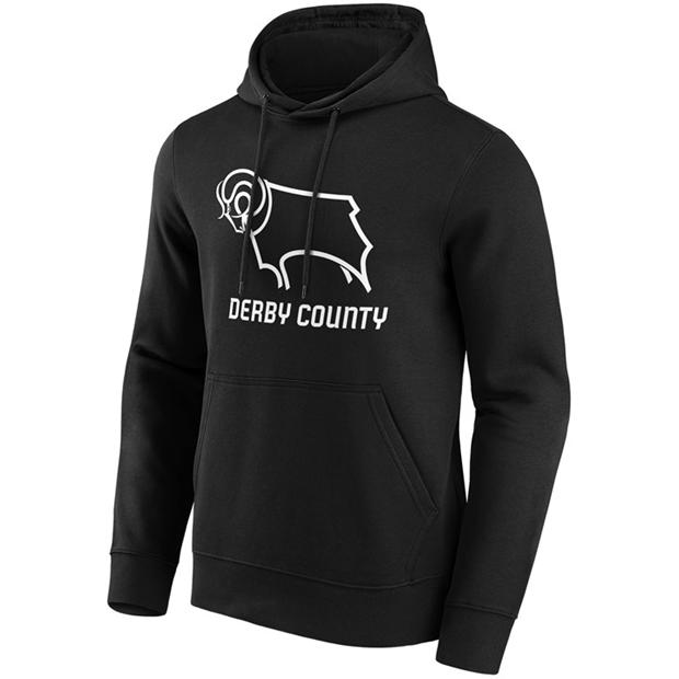 Derby County FC Essential Logo Hoodie Mens