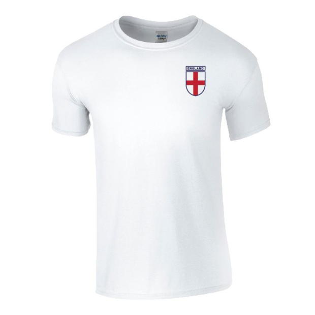 Team England Crest T Shirt Mens
