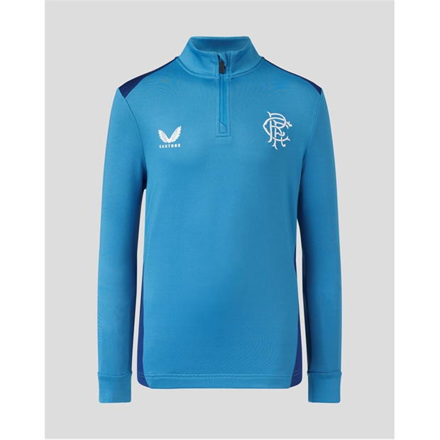 Castore Rangers Quarter Zip Top 2023 2024 Juniors