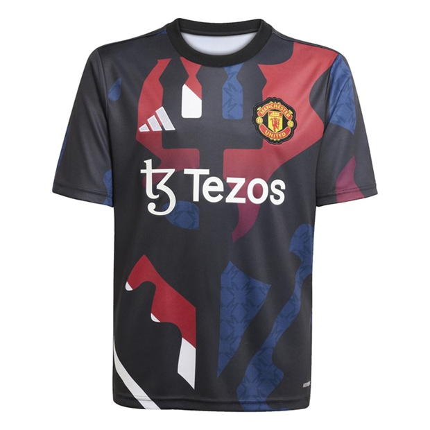 adidas Manchester United Prematch Shirt 2024 2025 Juniors