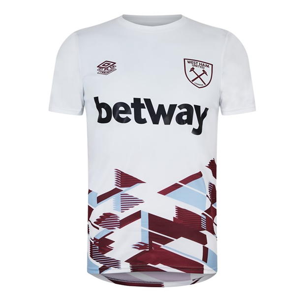 Umbro West Ham Unitd Warm Up Jersey 2023 2024 Adults