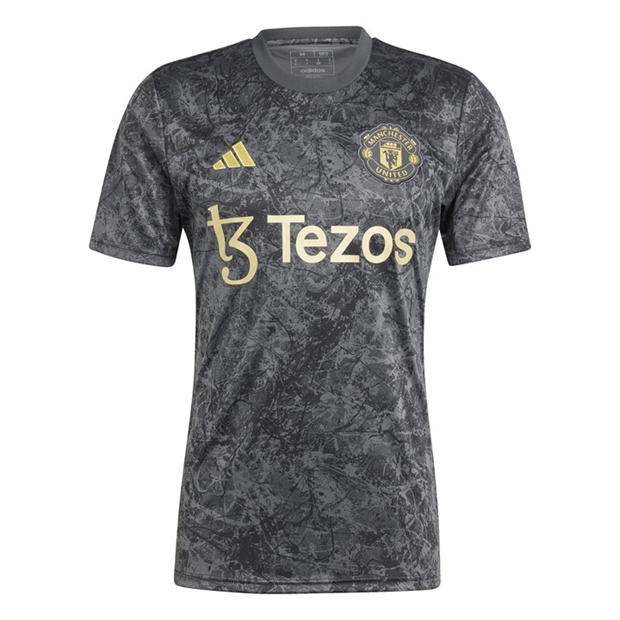 adidas Manchester United Stone Roses Pre-Match Shirt 2023 2024 Adults