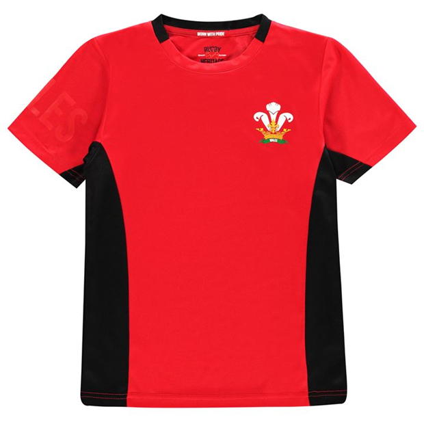 Team Rugby Poly T Shirt Junior Boys