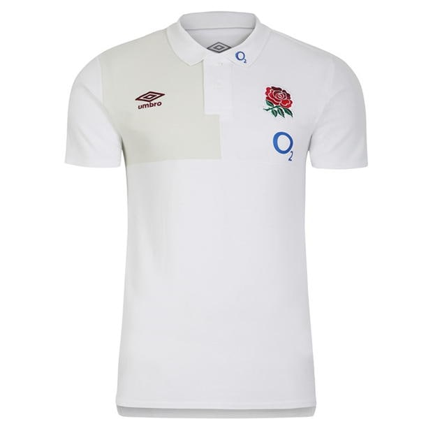 Umbro England Rugby CVC Polo Shirt 2023 Adults