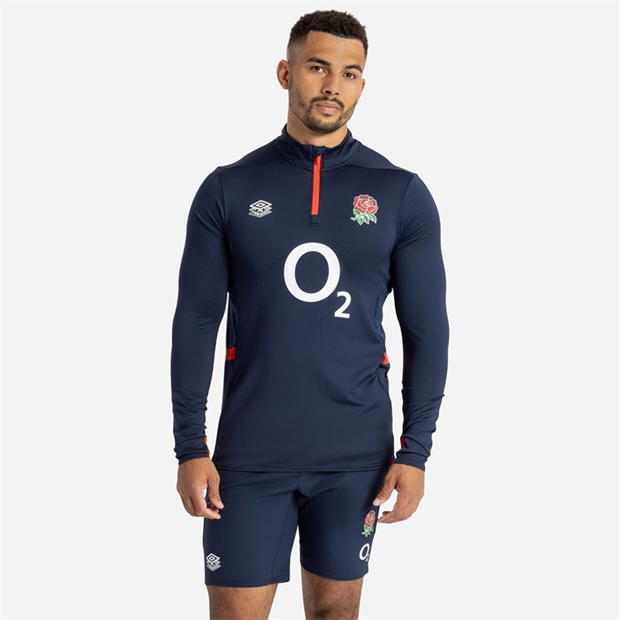 Umbro England Rugby Mid Layer Top 2023 2024 Adults