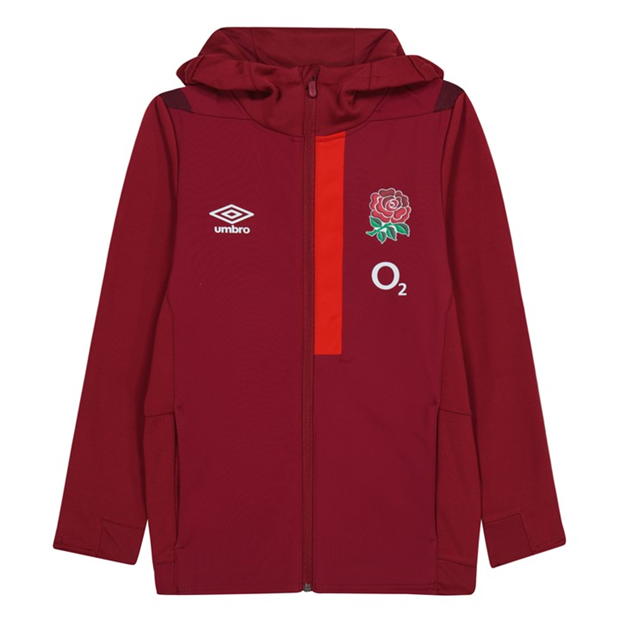 Umbro England Rugby Hooded Jacket 2023 2024 Juniors