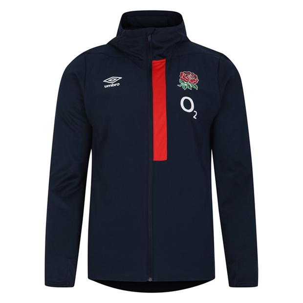 Umbro England Rugby Hooded Jacket 2023 2024 Juniors