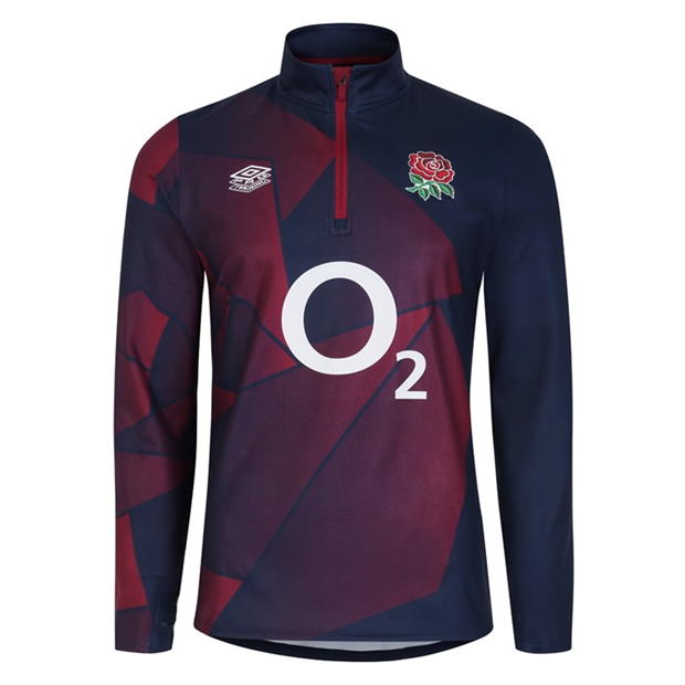 Umbro England Rugby Warm Up Mid Layer Top 2023 2024 Adults