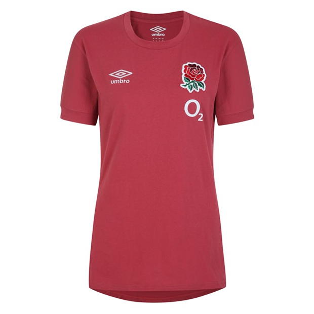 Umbro England Rugby Leisure T-shirt 2023 2024 Womens