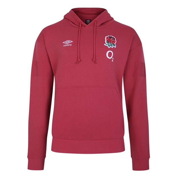 Umbro England Rugby Fleece Hoodie 2023 2024 Juniors