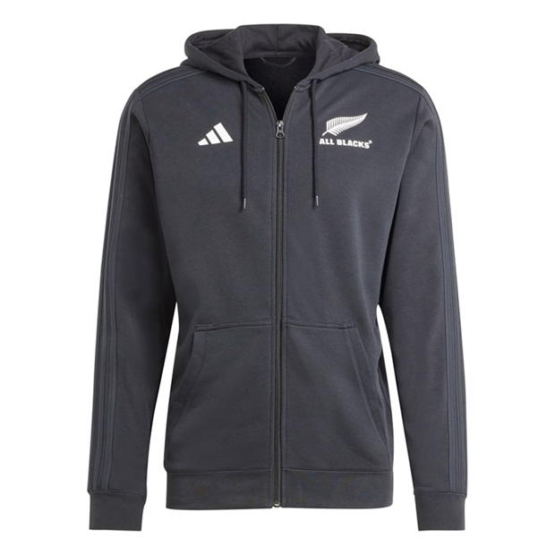 adidas All Blacks 3 Stripe Full Zip Hoodie 2023 Adults