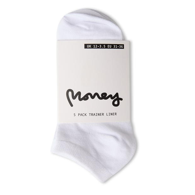 Money Girls 5pk Trainer socks Tayla