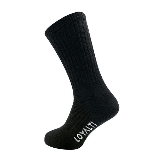 Loyalti 8 Pack Logo Crew Socks Juniors