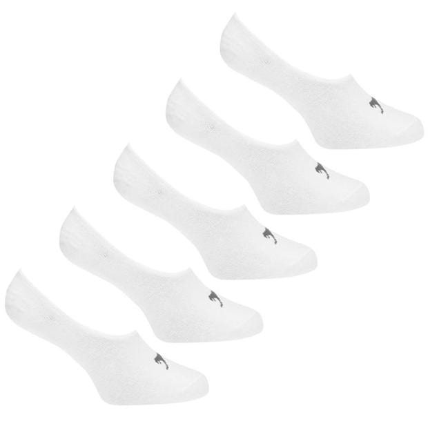 Slazenger Invisible 5 Pack Socks Ladies