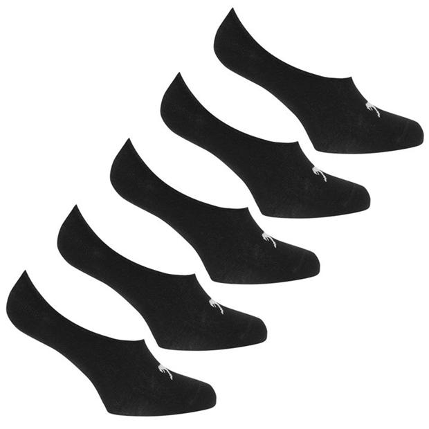 Slazenger Invisible 5 Pack Socks Ladies