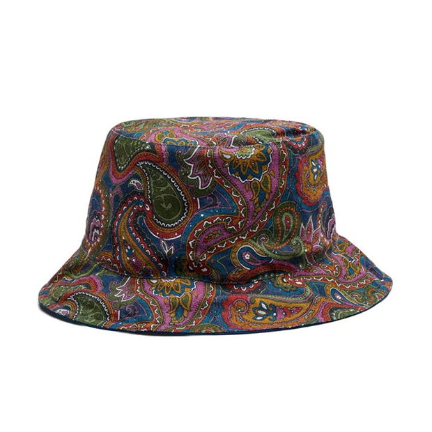 Pretty Green Paisley Bucket Hat