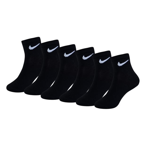 Nike 6 Pack Ankle Socks Childrens