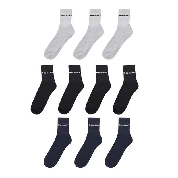 Donnay 10 Pack Quarter Socks Mens