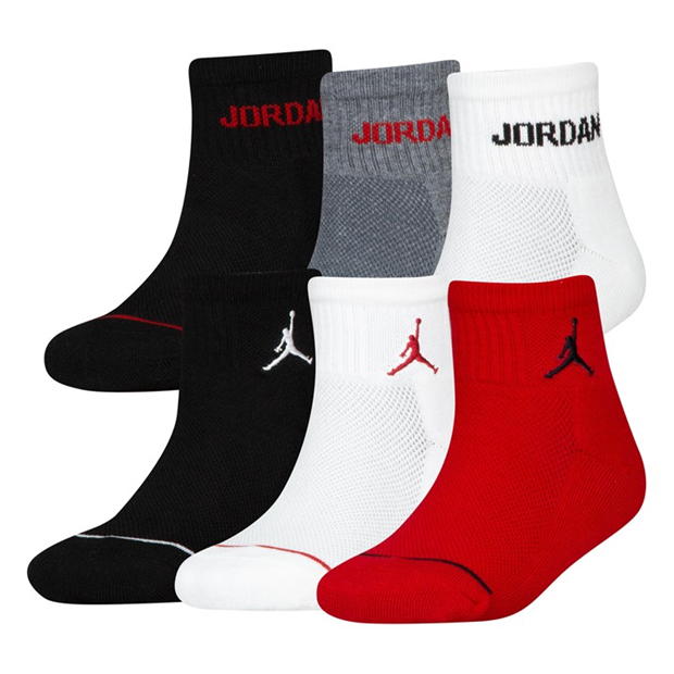 Air Jordan 6pk Ankle Sock Childs