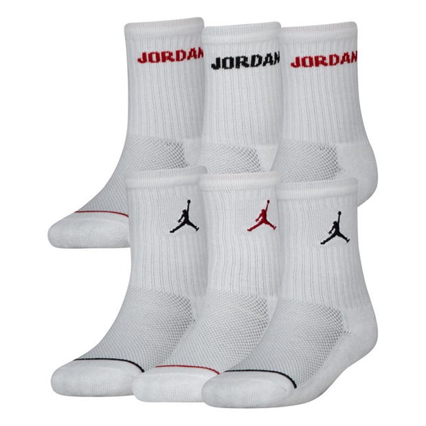 Air Jordan Legend Crew 6Pk Sock Juniors