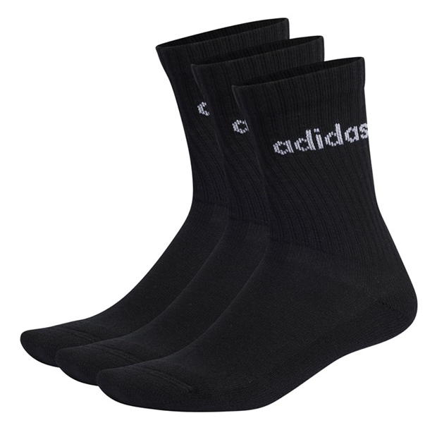 adidas Half-Cushioned Crew 3 Pack Socks
