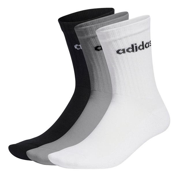 adidas Half-Cushioned Crew 3 Pack Socks