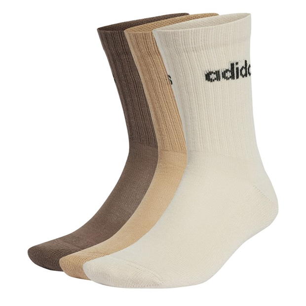 adidas Half-Cushioned Crew 3 Pack Socks