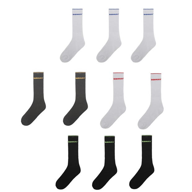 Donnay 10 Pack Crew Socks Plus Size Mens