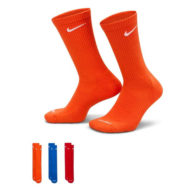 Nike 3 Pack Crew Socks Mens