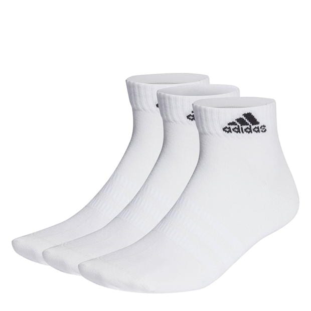 adidas Thin and Light 3pk Ankle Socks Juniors