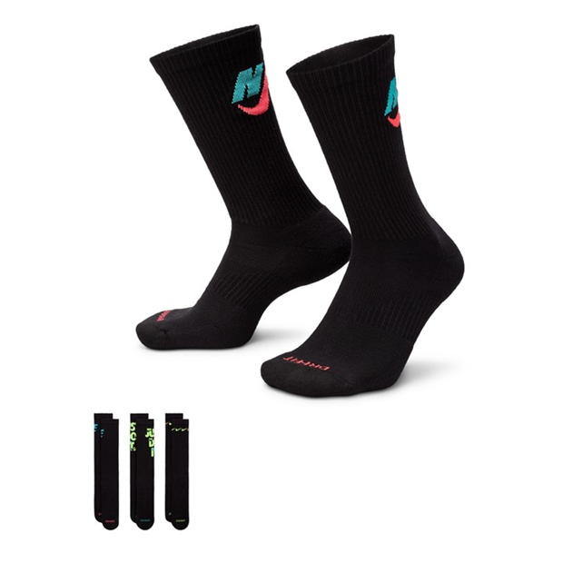 Nike Everyday Plus Cushioned Crew Socks (3 Pairs)