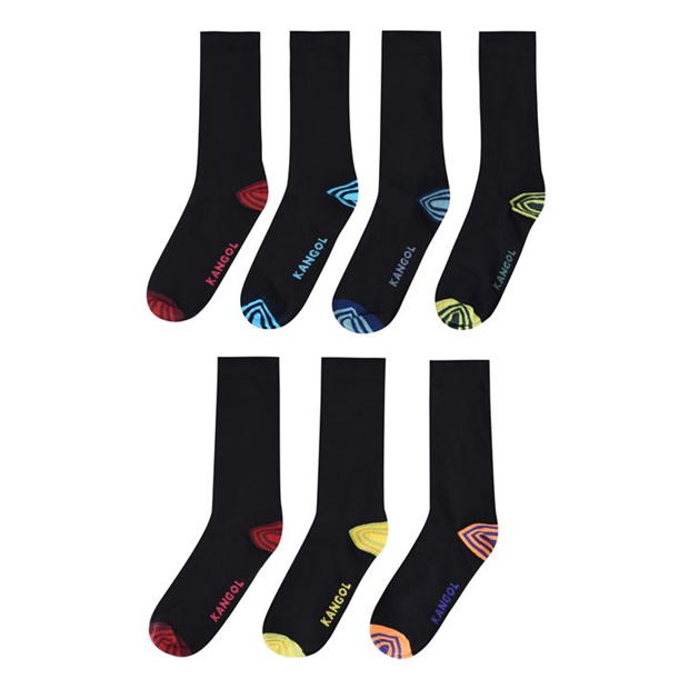 Kangol Formal Socks 7 Pack Mens Plus