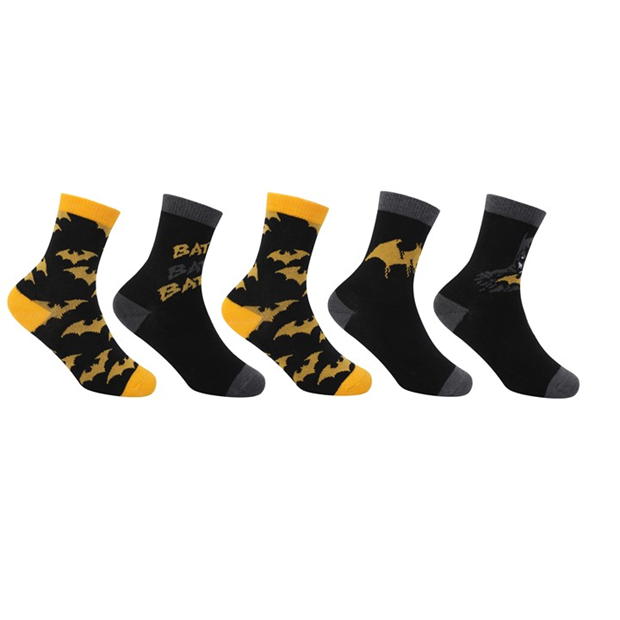 Character Crew Sock 5pk Children