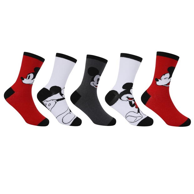 Character Crew Sock 5pk Junior