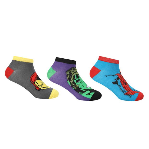 Character Trainer Socks 3 Pack Mens