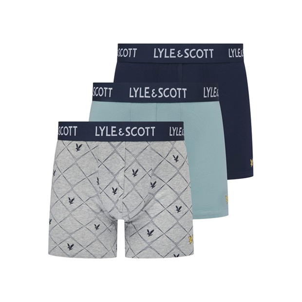 Lyle and Scott 3 Pack Trunks Sn99