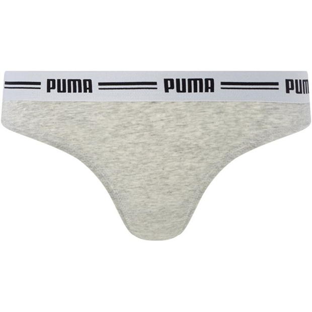 Puma 2 per pack iconic black thong